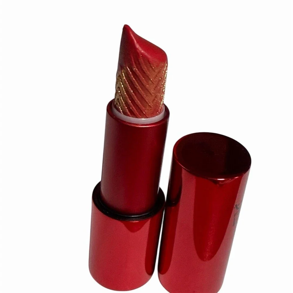 UOMA Beauty Black Magic Hypnotic Impact High-Shine Lipstick in SAVAGE (Red Gold)